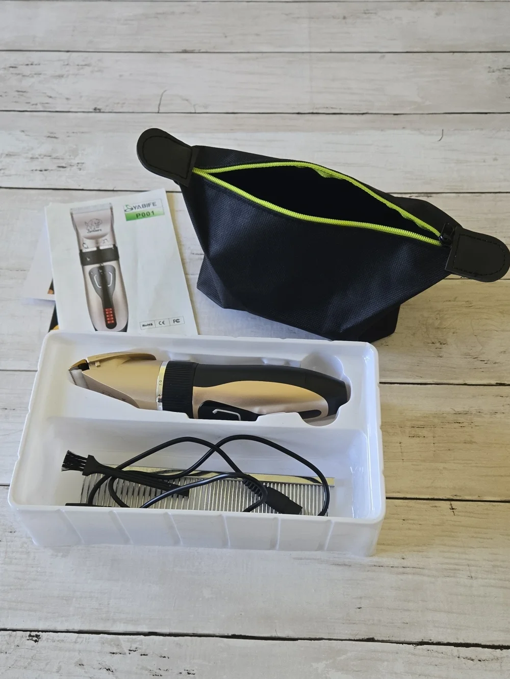 Kemei Hair Clipper Gold & Black NWT